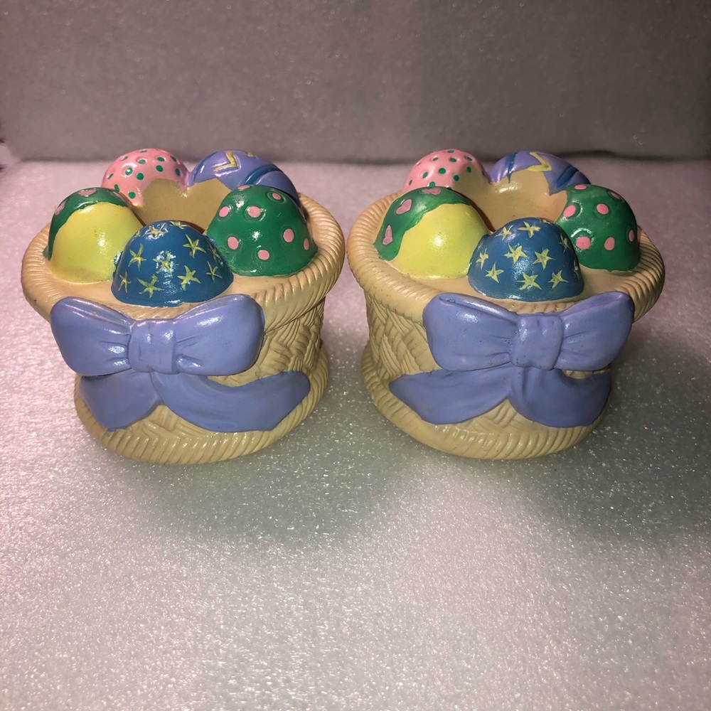 Vintage Easter Candle Holder set